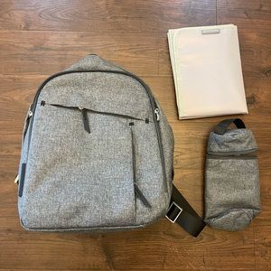 Uppababy Diaper Bag Backpack Gray Charcoal